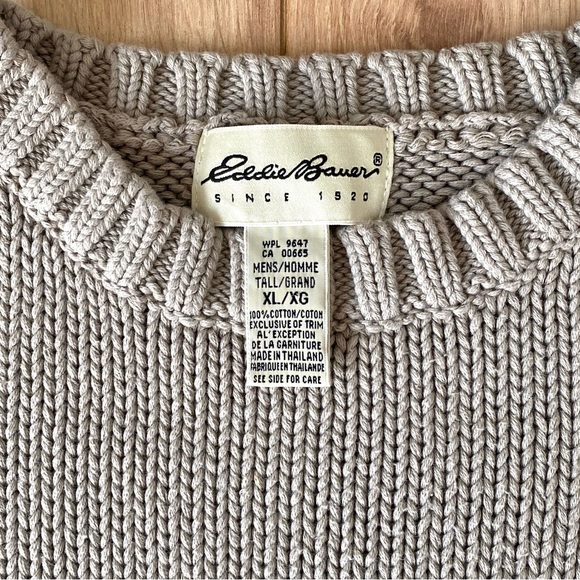 90s Eddie Bauer cotton crewneck - Picture 7 of 8